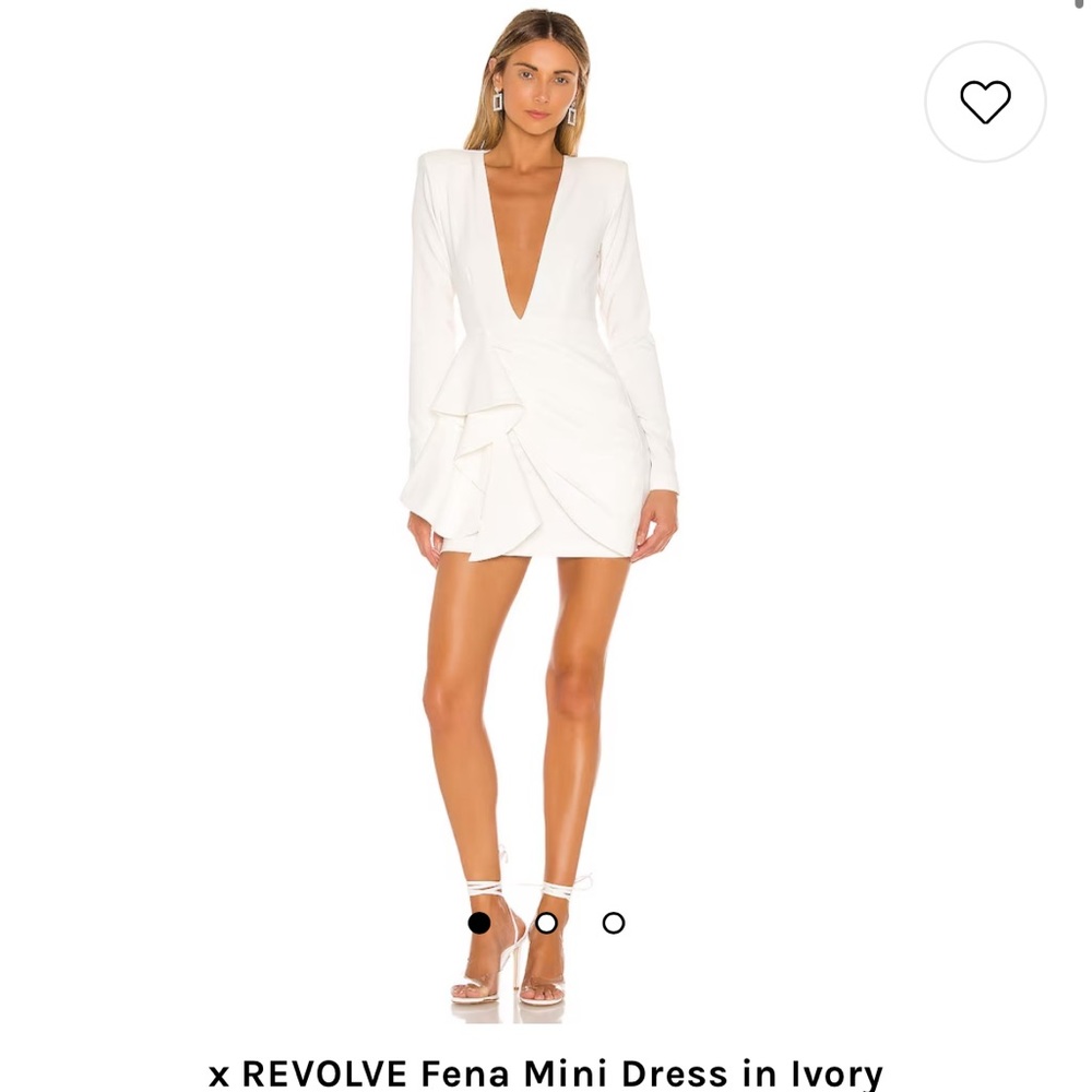 White mini dress
